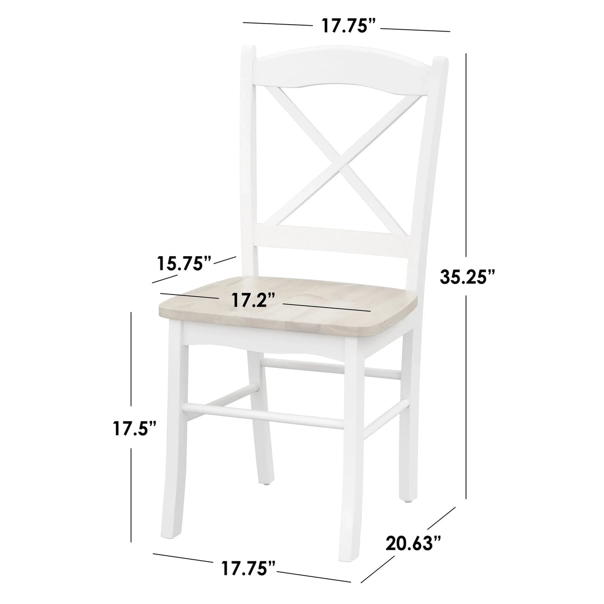 Simple Living Country Cottage Dining Chairs (Set of 2)