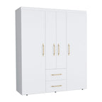 Bariloche Kleiderschrank mit Kleiderstangen, Regalen und 2 Schubladen