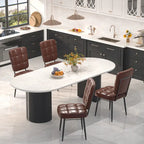 Modern Dining Chairs Set of 2/4/6/8, Upholstered Kitchen Chairs with Thick Cushion for Dining Room
