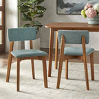 4-teiliges Nettie-Esszimmer-Set aus Massivholz von Simple Living