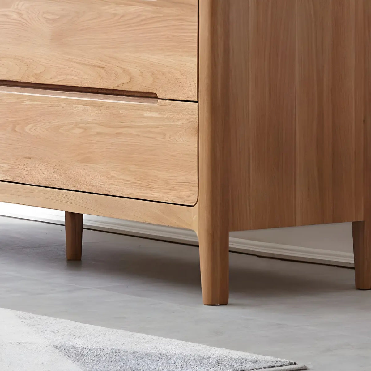Dresser Doppju Tradizzjonali tal-Injam tal-Ballut Naturali għall-Kamra tas-Sodda