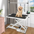 Professionele elektrische trimtafel voor grote honden, robuuste trimtafel met aluminium trimarm voor honden - 50'W