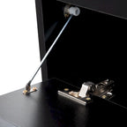 Mobile TV sospeso nero con LED a 16 colori, stile flottante, per 1 Stanza
