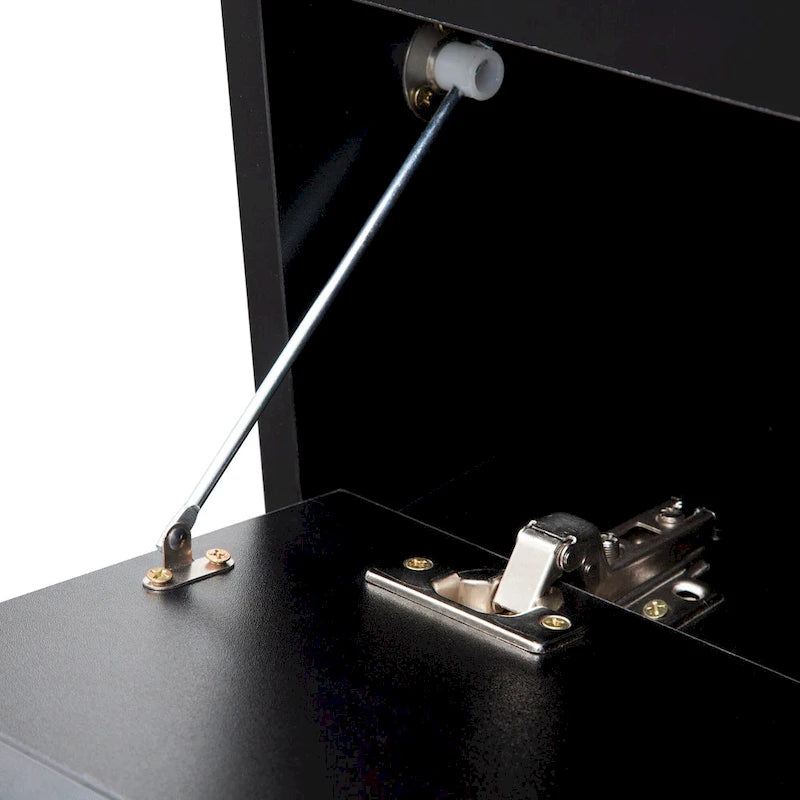 Mobile TV sospeso nero con LED a 16 colori, stile flottante, per 1 Stanza