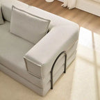 Divano componibile in velluto a coste nero/bianco/blu/marrone/grigio, fai-da-te a forma di L