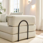 Divano componibile in velluto a coste nero/bianco/blu/marrone/grigio, fai-da-te a forma di L