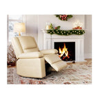 Poltrona Reclinabile Elevabile in Similpelle, con Funzione Calore e Massaggio, 1 Persona — Cognac / Caffè / Cuoio / Grigio / Beige