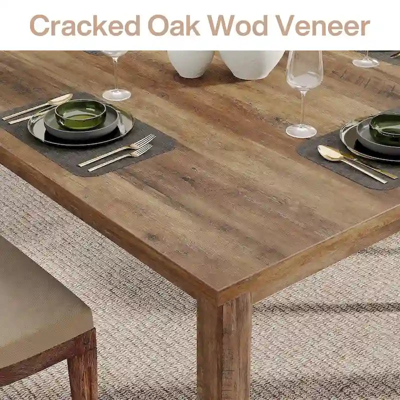 Quadratischer Esstisch, 100 cm, für 2–4 Personen, mit Beinen aus Massivholz für Wohn- und Esszimmer