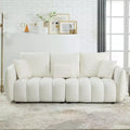 Sufan modern GDFStudio Alanna 79.5 miksi b’drapp Teddy għal 3 persuni b’imħaded