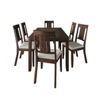 CraftPorch klassisches 7-teiliges Esszimmer-Set aus Holz