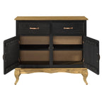 Groene houten buffetkast