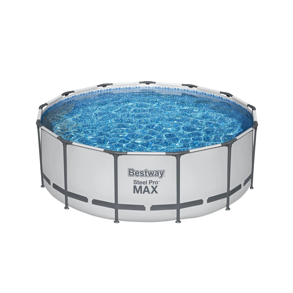 Bestway Steel Pro MAX Round Above Ground Swimming Pool with Pump & Cover
