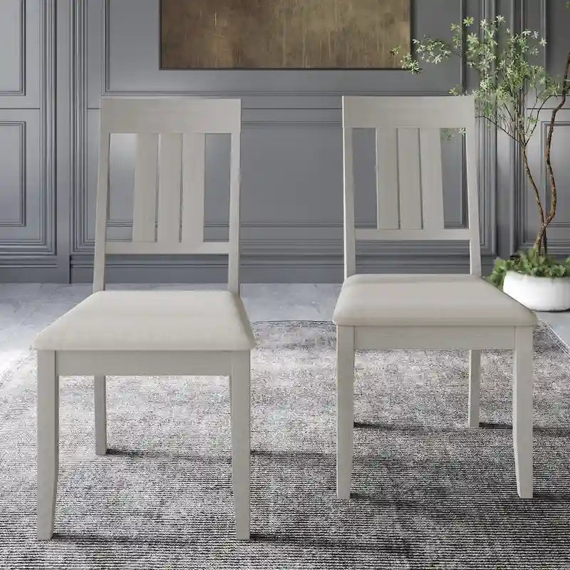 CraftPorch klassisches 7-teiliges Esszimmer-Set aus Holz