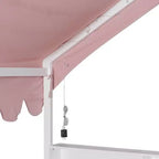 Whisen Full Size Wooden Floor Bed Frame, House-Shaped Daybed with Fense, 3 Storage Bookshelves, Curtain