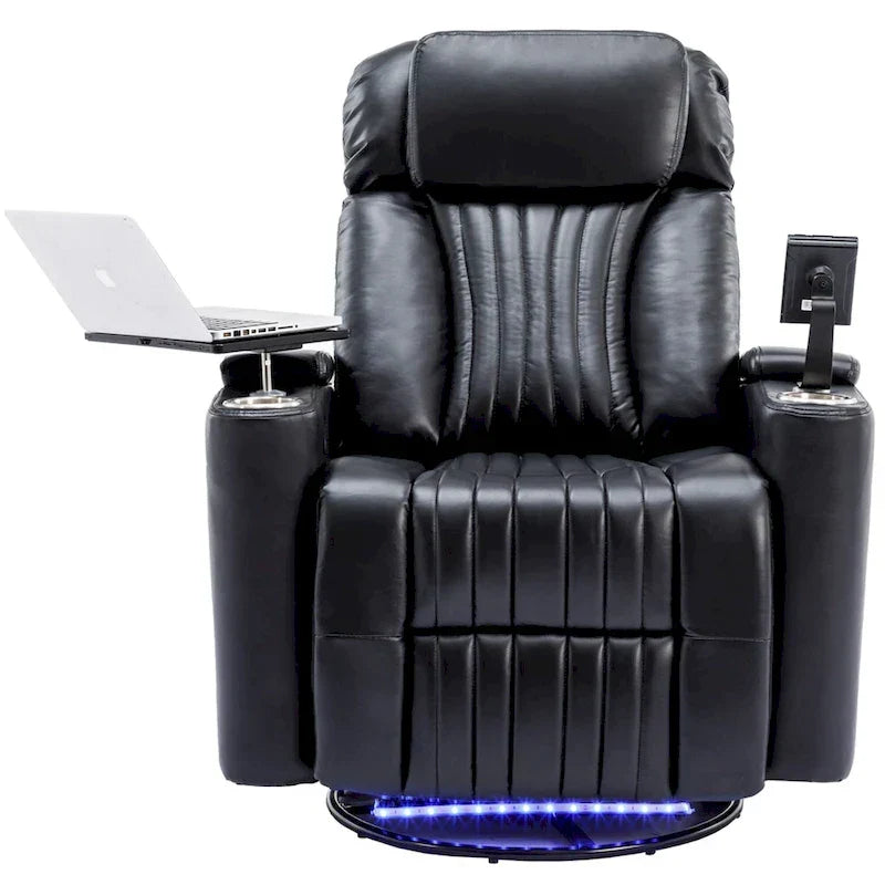 Poltrona reclinabile elettrica multifunzionale girevole a 270° per home theater