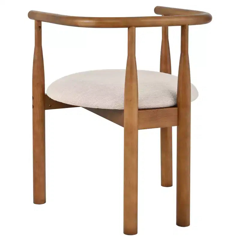 7-delige ovale eetkamertafelset voor 6 personen, grote familiekeukentafel van 71 inch met 6 gevoerde eetkamerstoelen, walnoot - Christopher Knight Home