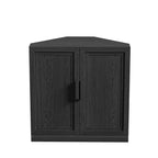 Dovelina kutni ormarić s podesivim policama, komoda, bife, vinski ormarić, kuhinjski i blagovaonski ormarić s drvenim vratima - 31H x 31W, 36H x 31W