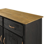 Groene houten buffetkast
