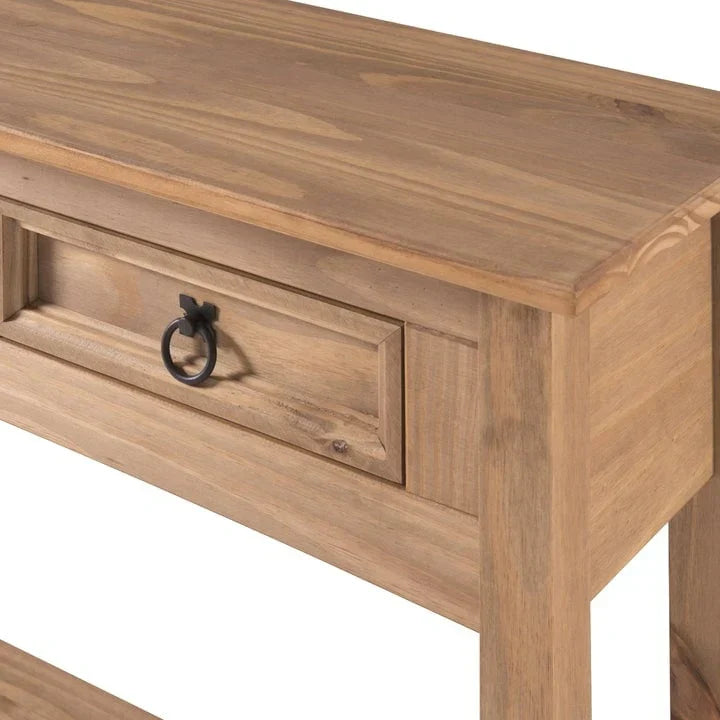 Houten haltafel, consoletafel met 3 laden Corona | Furniture Dash - N.v.t.