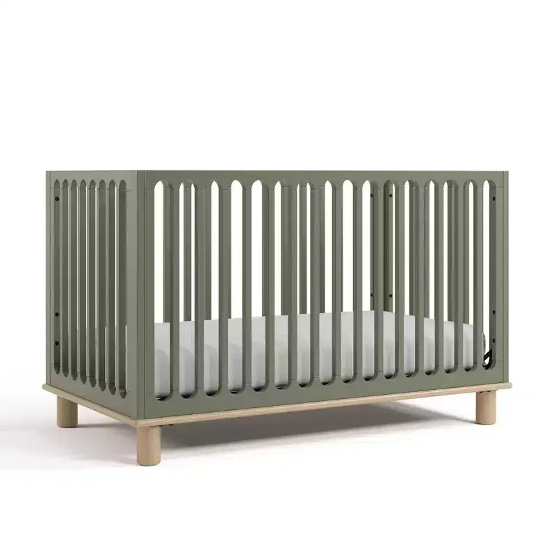 Storkcraft Sicily Deluxe 3-in-1-Umbaubett mit Sicherheitsgitter für Kleinkinder