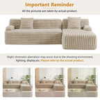 Modularna kutna sofa Cloud, moderna tapecirana sofa s 2 ukrasna jastuka, slobodno kombinirajuća modularna sofa u obliku slova L