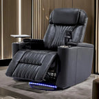 Poltrona reclinabile elettrica multifunzionale girevole a 270° per home theater