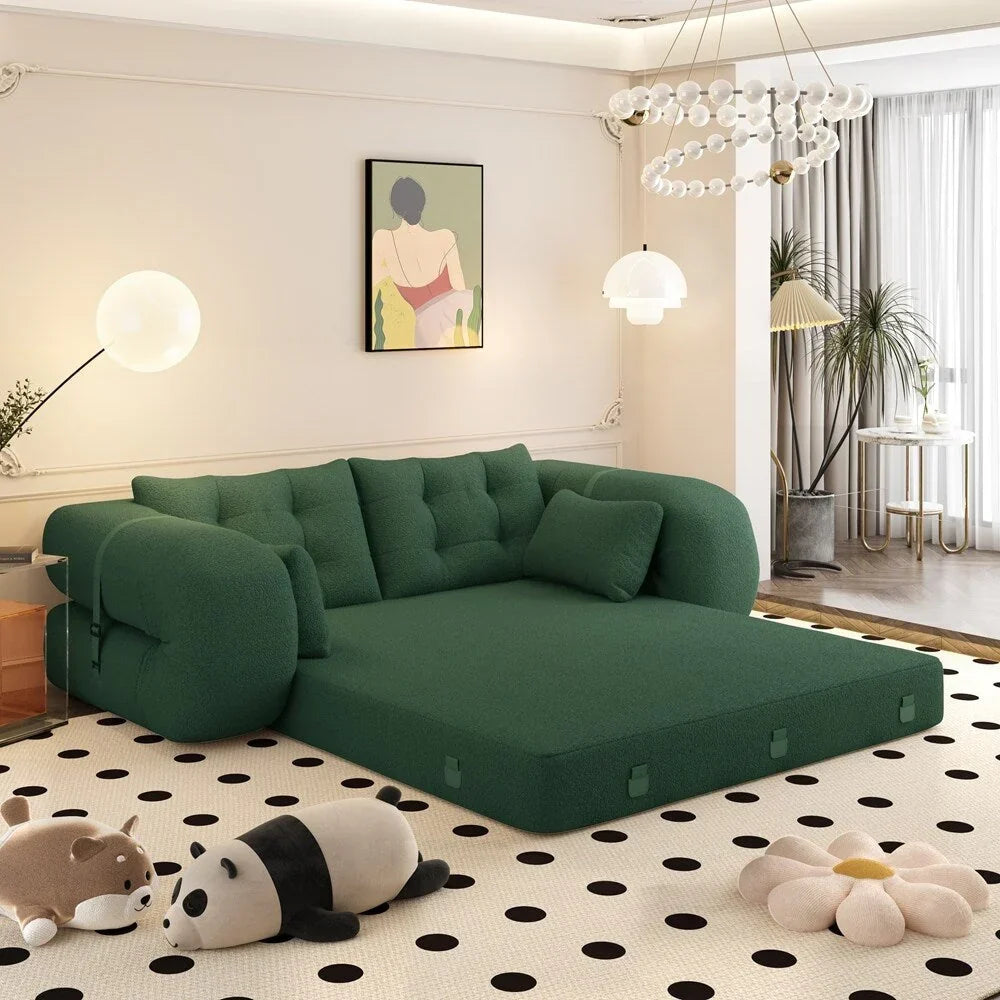 Divano letto pieghevole multifunzionale da 78,7 pollici