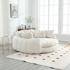 Comodo divano letto matrimoniale a panetto, divano letto oversize con braccioli