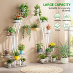 Indoor Plant Stand, 6-Tier Flower Rack for Home Garden- Set of 2