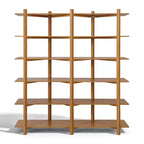 Christopher Knight Home Elliot Modern Wood 6-Tier Open Display Storage Shelf Bookcase