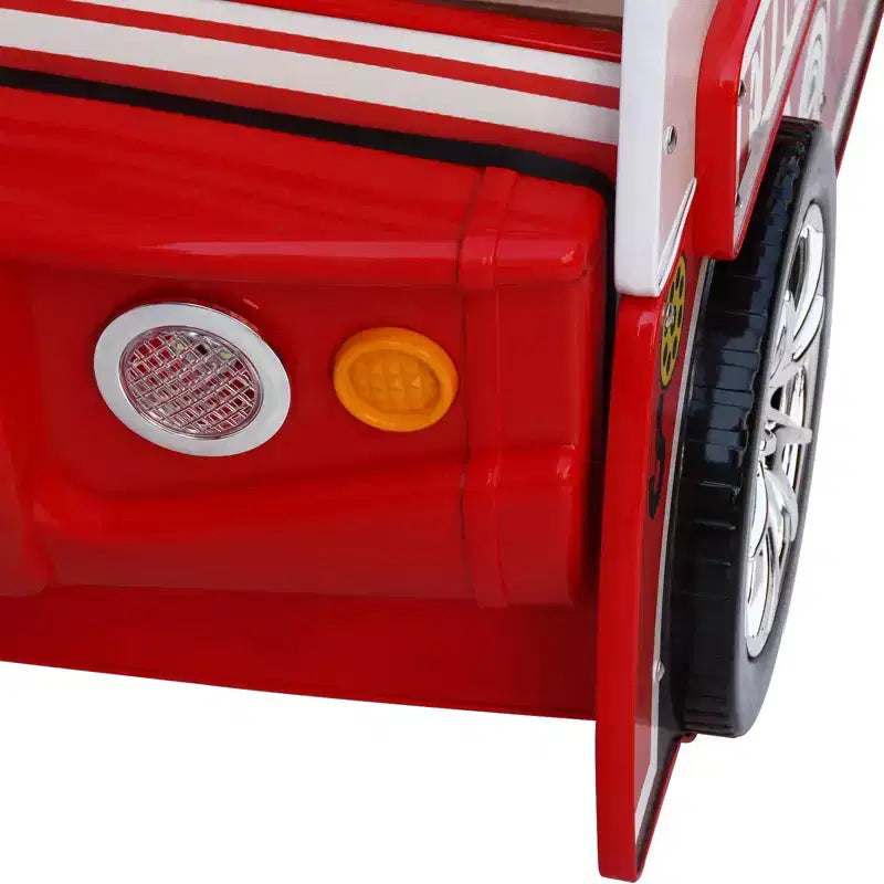 GDFStudio Juna Einzelbett-Feuerwehrbett mit LED-Beleuchtung