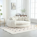 Comodo divano letto matrimoniale a panetto, divano letto oversize con braccioli