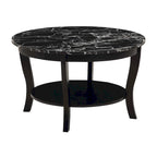 Convenience Concepts American Heritage runder Couchtisch mit Ablage