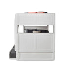 Camaflexi stapelbed in Full-over-Full-formaat met Twin-uitschuifbed - hoofdbord met panelen