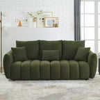 Sufan modern GDFStudio Alanna 79.5 miksi b’drapp Teddy għal 3 persuni b’imħaded