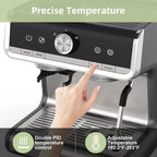 Aparat za espresso kavu s mlincem, spremnik za vodu od 2.8 L
