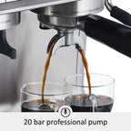 Aparat za espresso kavu s mlincem, spremnik za vodu od 2.8 L