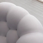 Divano relax curvo a bolle per 2 persone, a forma di nido d'ape, con tessuto 3D, per soggiorno, salotto o appartamento