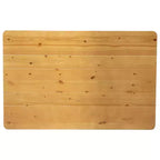 Flash Furniture 46 x 30 Rectangular Solid Pine Farm Dining Table