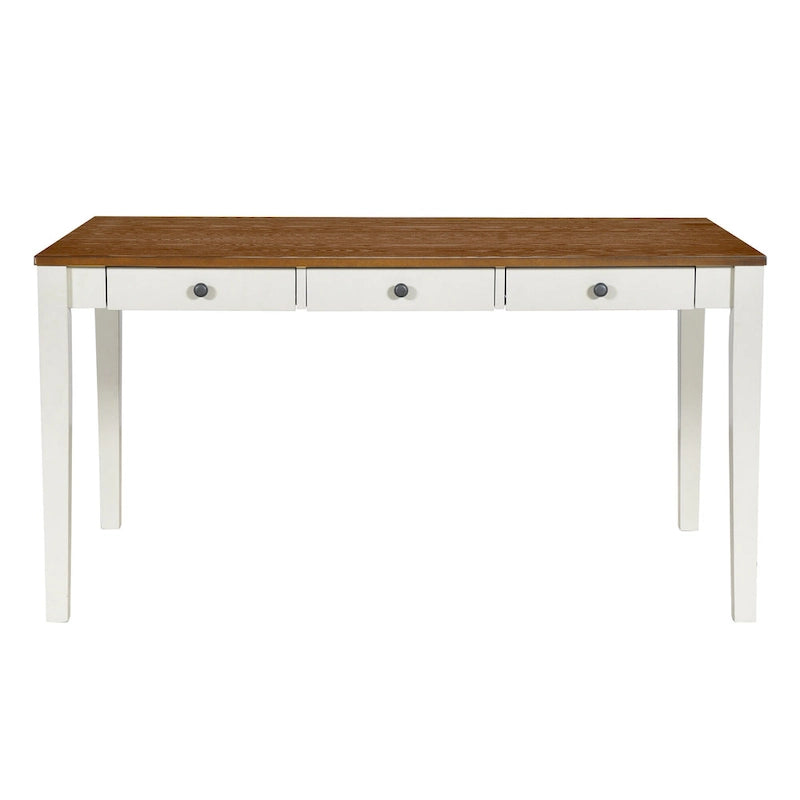 Set da pranzo in legno da 6 pezzi con 4 sedie e panca, tavolo con cassetto
