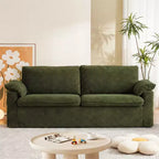 Sufan loveseat Dyonery 86 Cloud, sedil fond u mħaded wesgħin għall-dirgħajn, qafas b'saħħtu, disinn ergonomiku li jieħu n-nifs
