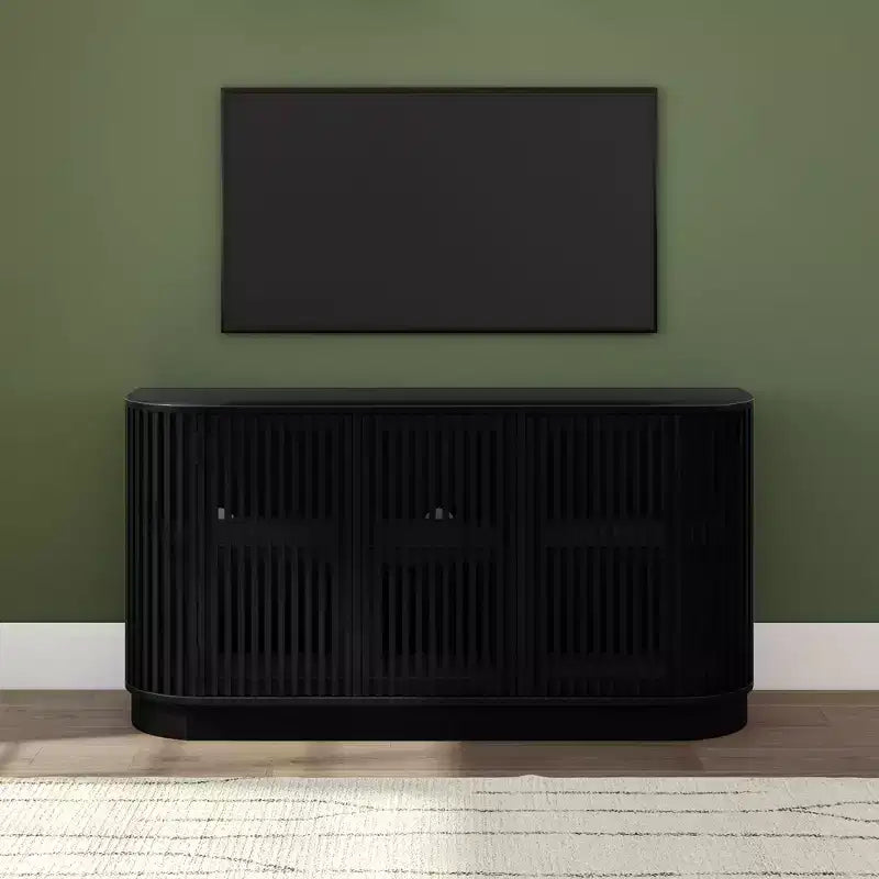 Plank+Beam Contour komoda od punog drva s 3 vrata, TV ormarić od 59 za dnevni boravak