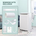 Tragbare Klimaanlage mit 14.000 BTU, kühlt bis zu 750 sq. ft., mobiles Klimagerät mit Luftentfeuchter
