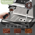 Aparat za espresso kavu s mlincem, spremnik za vodu od 2.8 L