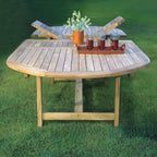 Amazonia Teak Sessa ausziehbares 13-teiliges Terrassen-Ess-Set – 13-teilig