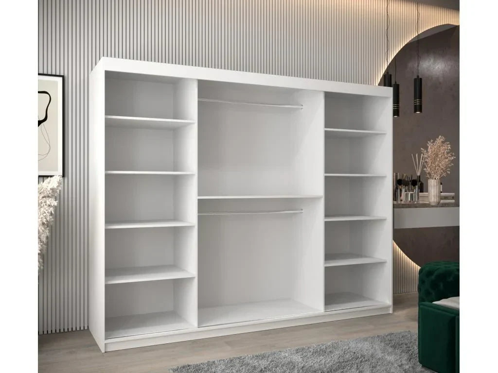 Kledingkast - Zilver/Beige/Wit (blanchabitatdoux)