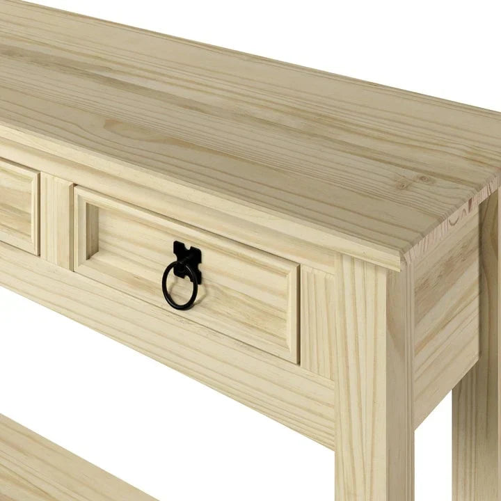 Houten haltafel, consoletafel met 3 laden Corona | Furniture Dash - N.v.t.