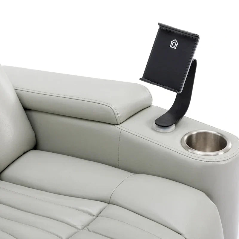 Poltrona reclinabile elettrica multifunzionale girevole a 270° per home theater
