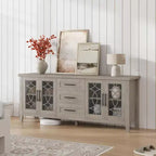 TV-meubels met opbergladen, entertainmentcenter, TV-consoletafel voor woonkamer of slaapkamer, opbergkast