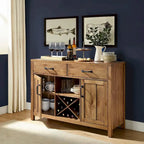 Credenza Crosley Roots con finitura naturale - 52 W x 18 D x 36 H